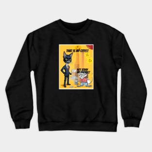 cat vs mouse Crewneck Sweatshirt